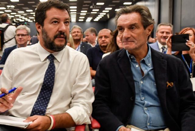 Matteo Salvini e Attilio Fontana Matteo Salvini e Attilio Fontana