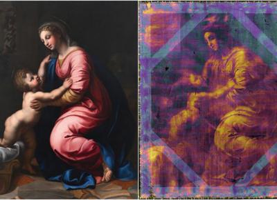 Madonna and Child Optical and X ray Images scaled