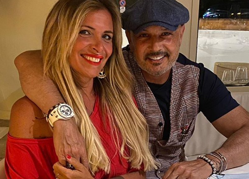 Mihajlovic e Arianna (Instagram)