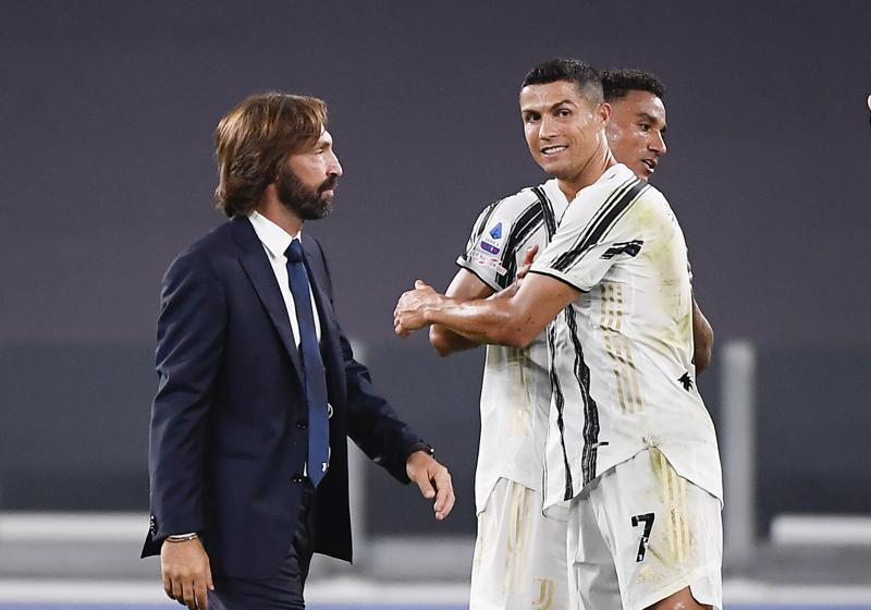 PIRLO CRISTIANO RONALDO JUVENTUS