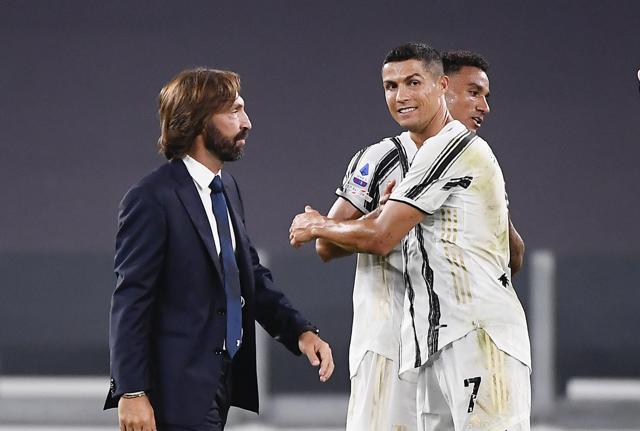 ANDREA PIRLO - CRISTIANO RONALDO (Lapresse)