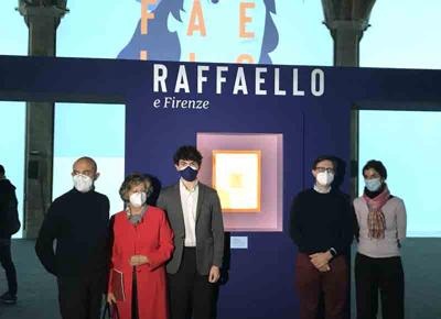 Raffaello e Firenze Dario Nardella con Tommaso Sacchi, Sergio Risaliti, Cristina Acidini