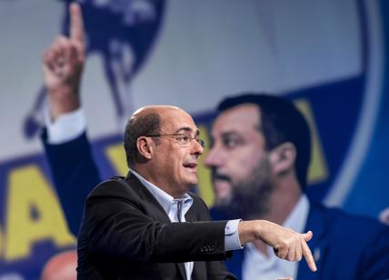 Sondaggi, Lega giù e Pd su: Zingaretti ora entra in 'scia' a Salvini