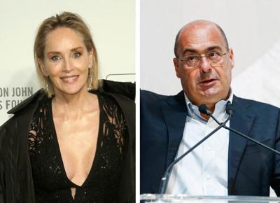 sharon stone nicola zingaretti
