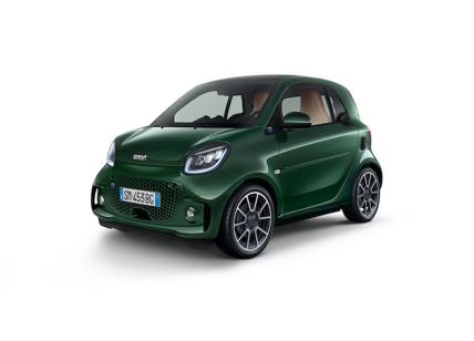 smart EQ fortwo british green e Ushuaïa, le special edition