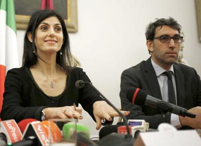 virgina raggi stefano brinchi 01