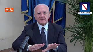 Coronavirus, De Luca: “Aggressione mediatica alla Campania”