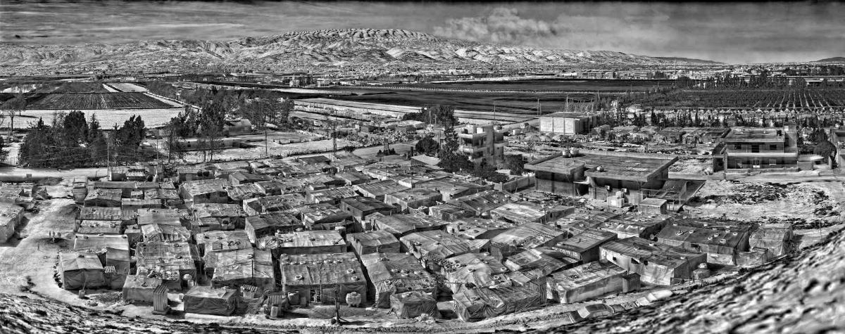 02. Tel Sarhoun Camp, Beeka Valley, Lebanon serie HEAT MAPS
