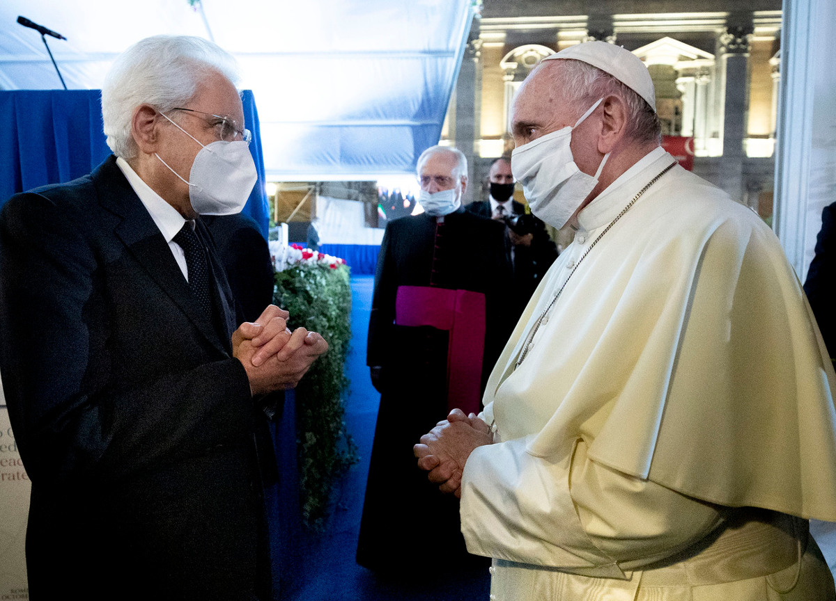 papa francesco, sergio mattarella, quirinale, ultimo saluto conferma addio