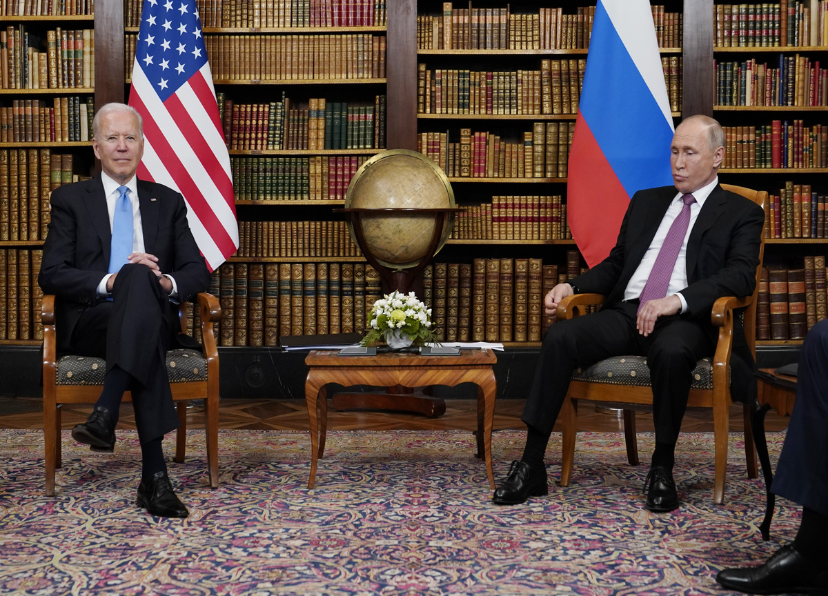 i presidenti Biden e Putin Lapresse i presidenti Biden e Putin Lapresse