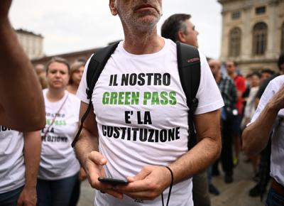 green pass no vax vaccini