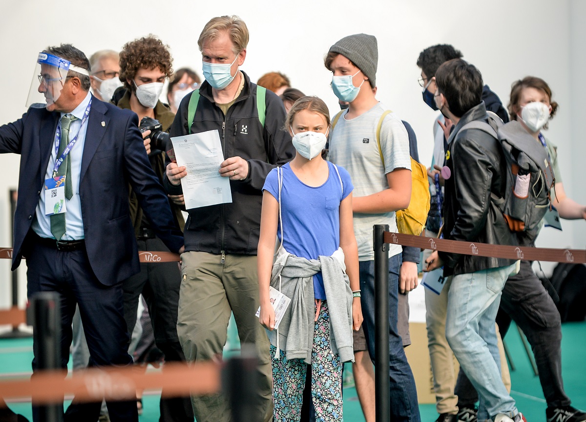 Greta Thunberg allo Youth4Climate di Milano Greta Thunberg allo Youth4Climate di Milano