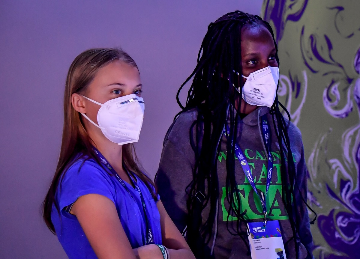 Greta Thunberg allo Youth4Climate di Milano Greta Thunberg allo Youth4Climate di Milano
