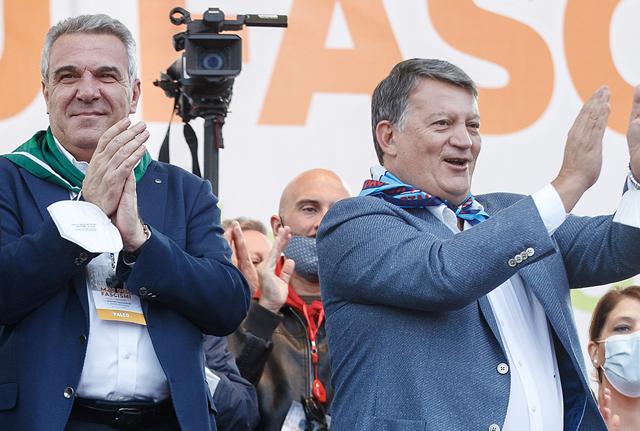 Pierpaolo Bombardieri Luigi Sbarra Lapresse Pierpaolo Bombardieri Luigi Sbarra Lapresse