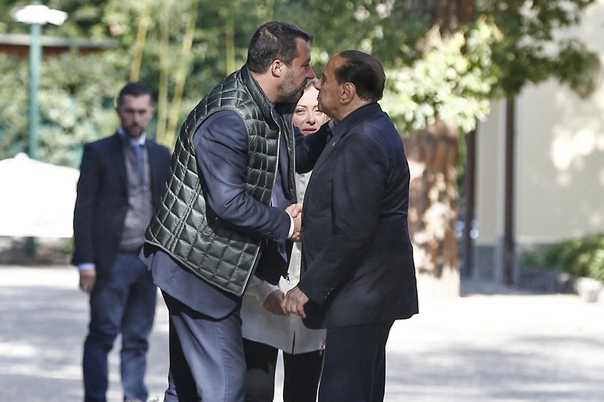 salvini meloni berlusconi