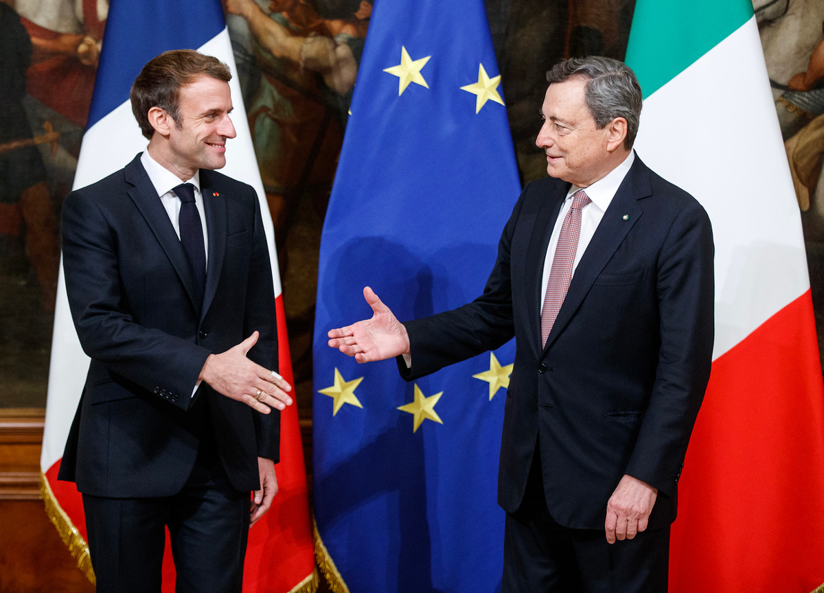 Pacte Italie-France, Draghi à Macron : « Échangeons les ministres »