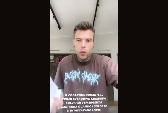 Fonte Instagram Fedez Fonte Instagram Fedez