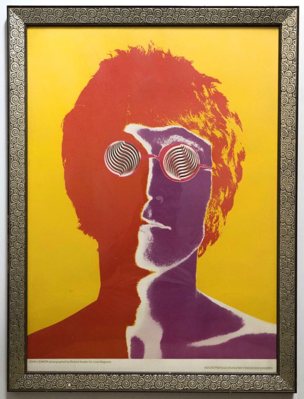 26. Avedon Ritratti psichedfelici Beatles poster John Lennon 1967 26. Avedon Ritratti psichedfelici Beatles poster John Lennon 1967