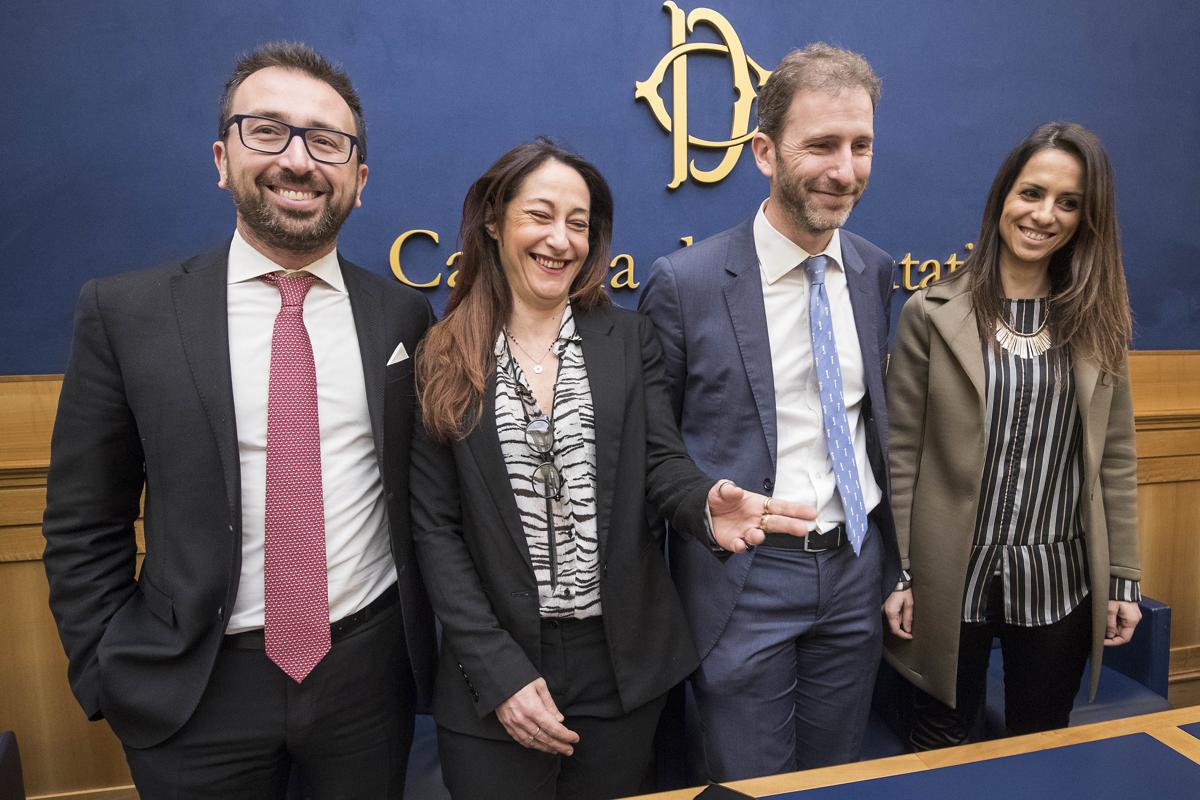 Enrica Sabatini  e Davide Casaleggio  Lapresse