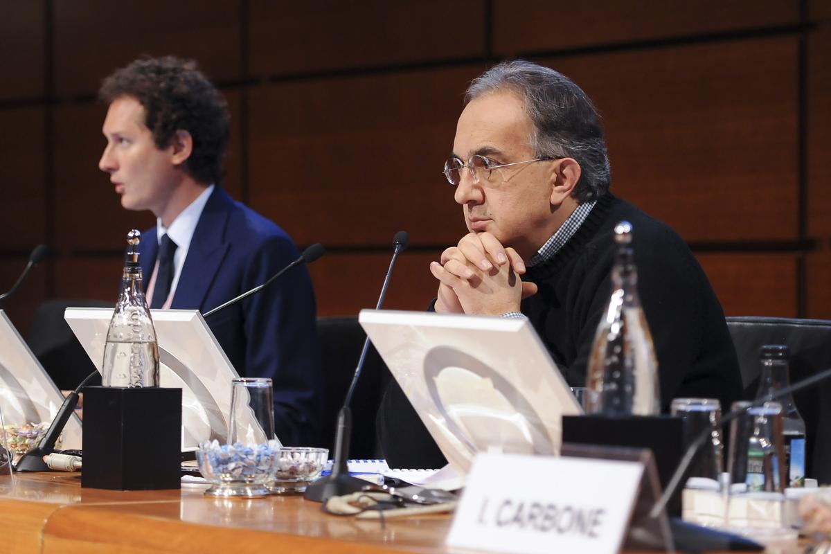 Sergio Marchionne John Elkann Lapresse Sergio Marchionne John Elkann Lapresse