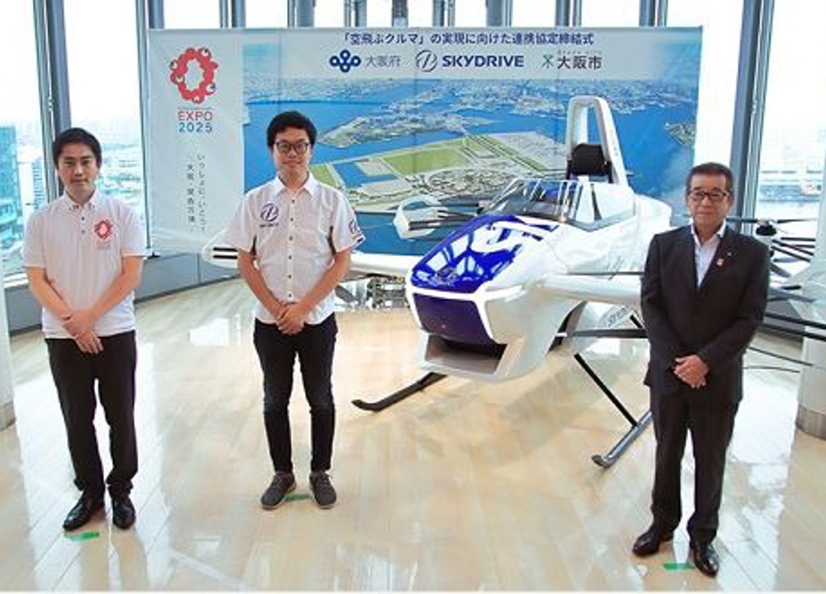 SkyDrive, agreement with the city of Osaka. Supply of flying cars for Expo  2025 - time.news - Time News