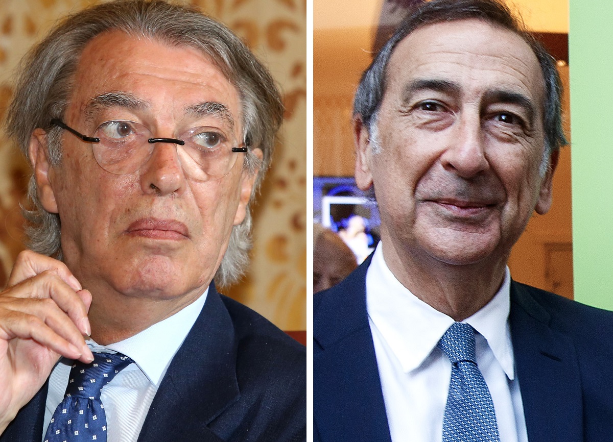 Massimo Moratti e Giuseppe Sala Massimo Moratti e Giuseppe Sala