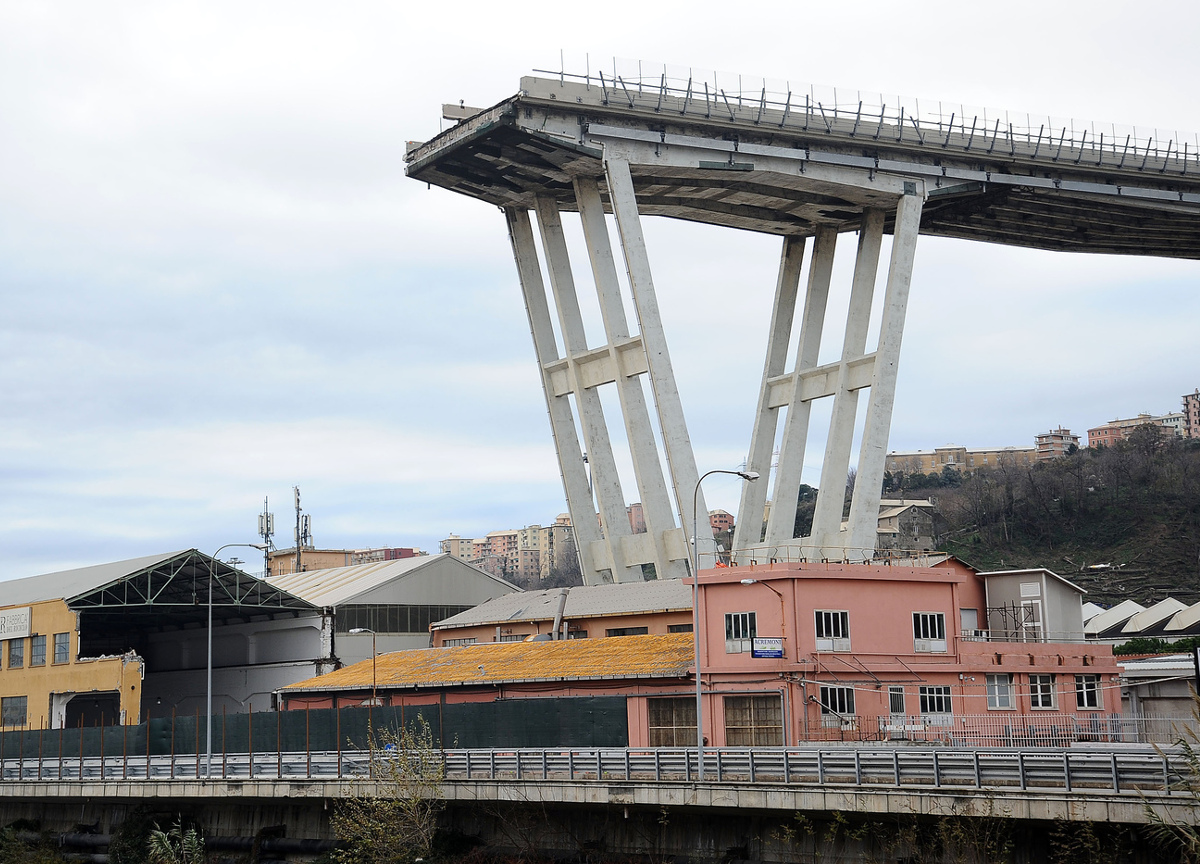 crollo ponte morandi, benetton, autostrade, processo, corte dei conti