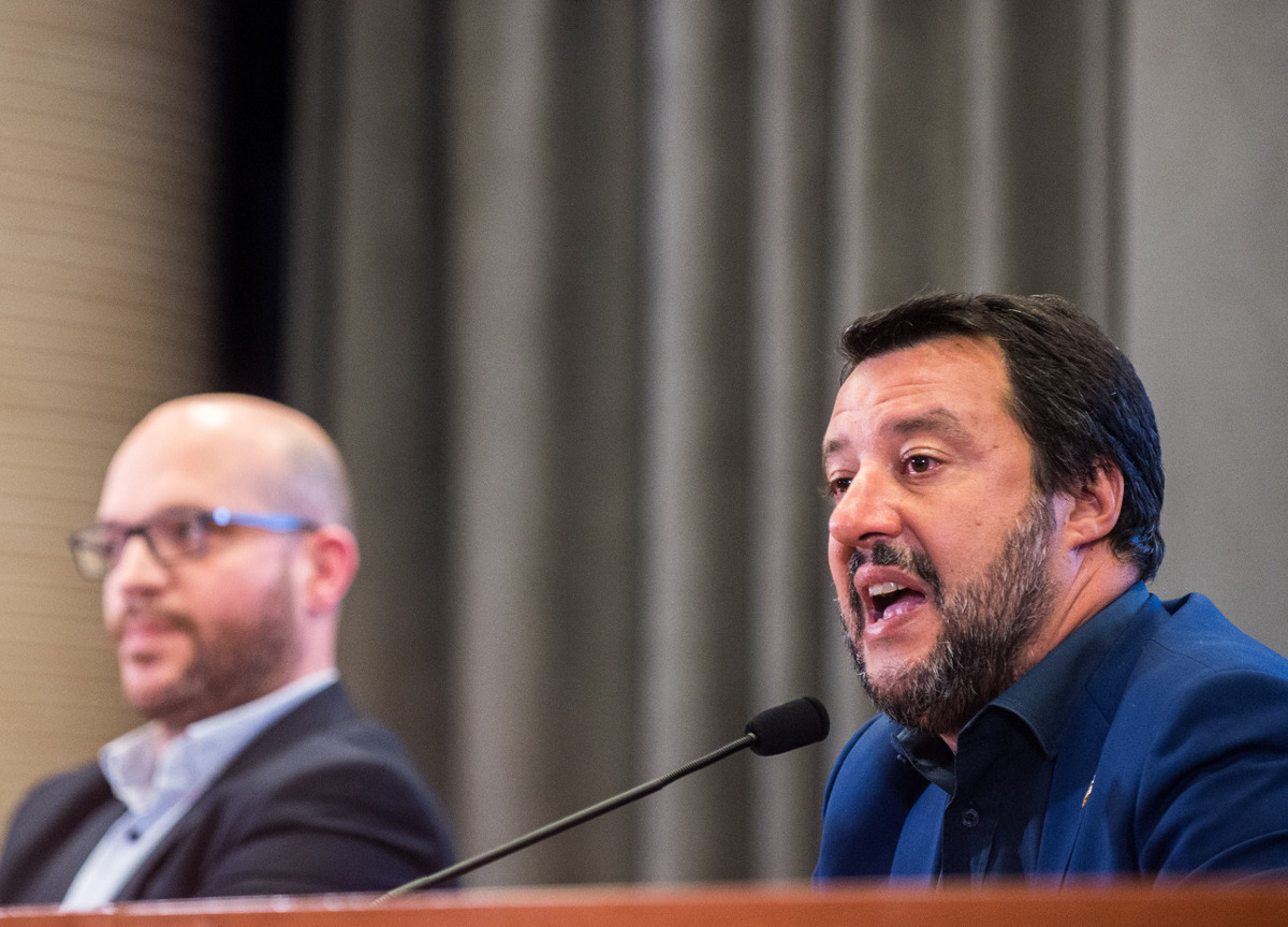 lega, lorenzo fontana, matteo salvini, asse con renzi per il quirinale