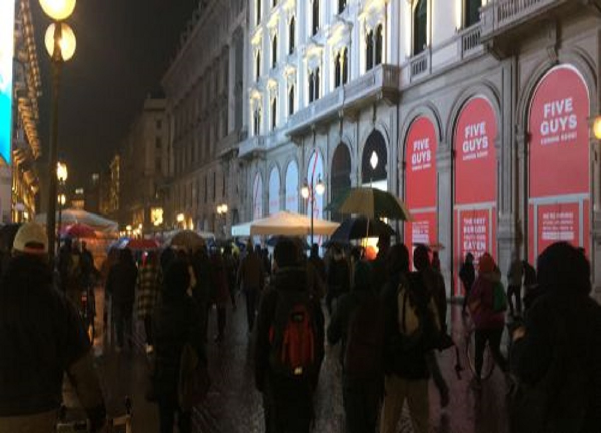 Corteo No Green Pass a Milano Corteo No Green Pass a Milano