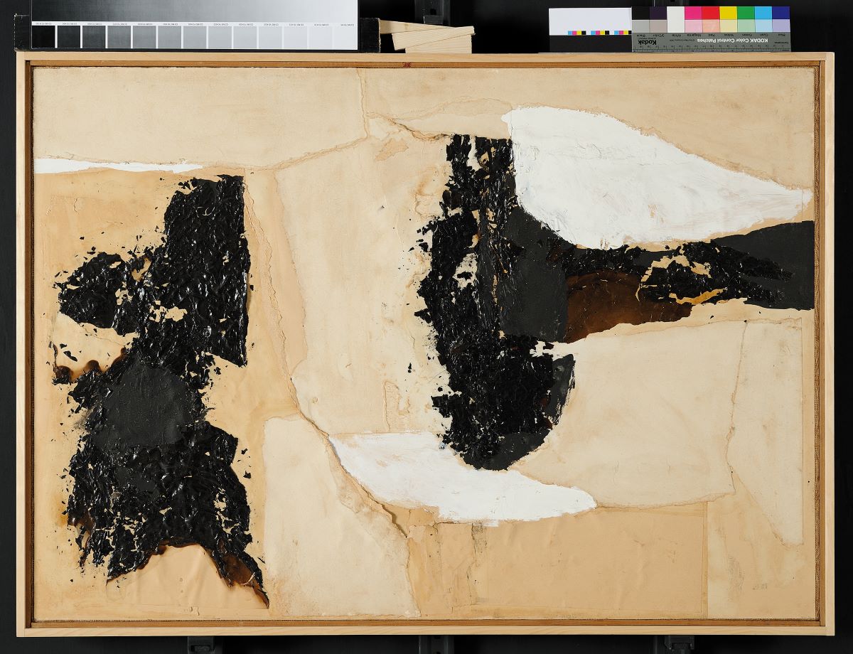 Alberto Burri, Combustione C7, 1959 Alberto Burri, Combustione C7, 1959
