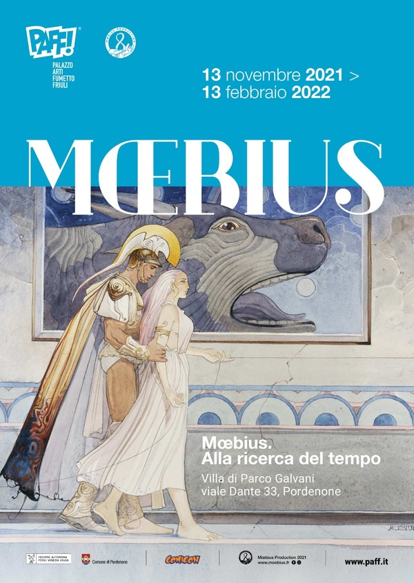   Moebius on display at the Paff in Pordenone