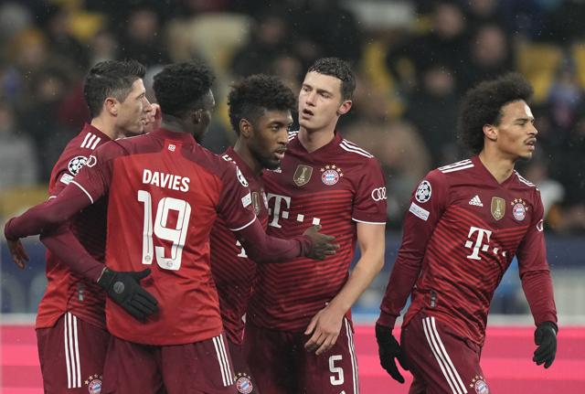 I giocatori del Bayern Monaco (foto Lapresse) I giocatori del Bayern Monaco (foto Lapresse)