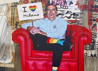 beppe sala murale di tv boy