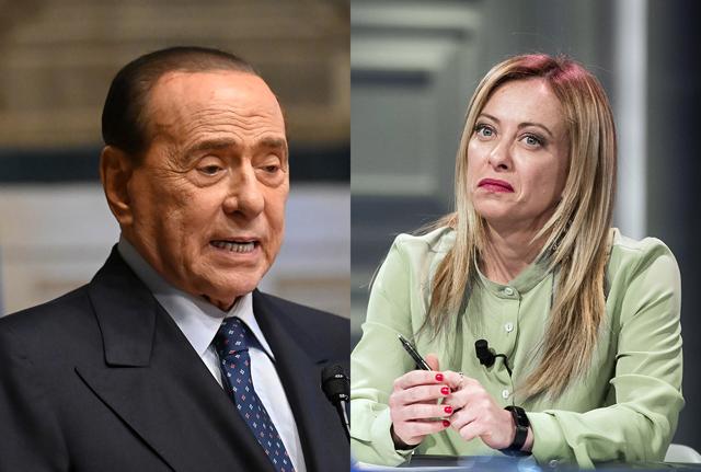 Berlusconi Meloni Lapresse Berlusconi Meloni Lapresse