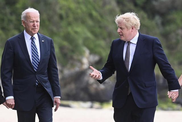 Joe Biden e Boris Johnson (Lapresse) Joe Biden e Boris Johnson (Lapresse)
