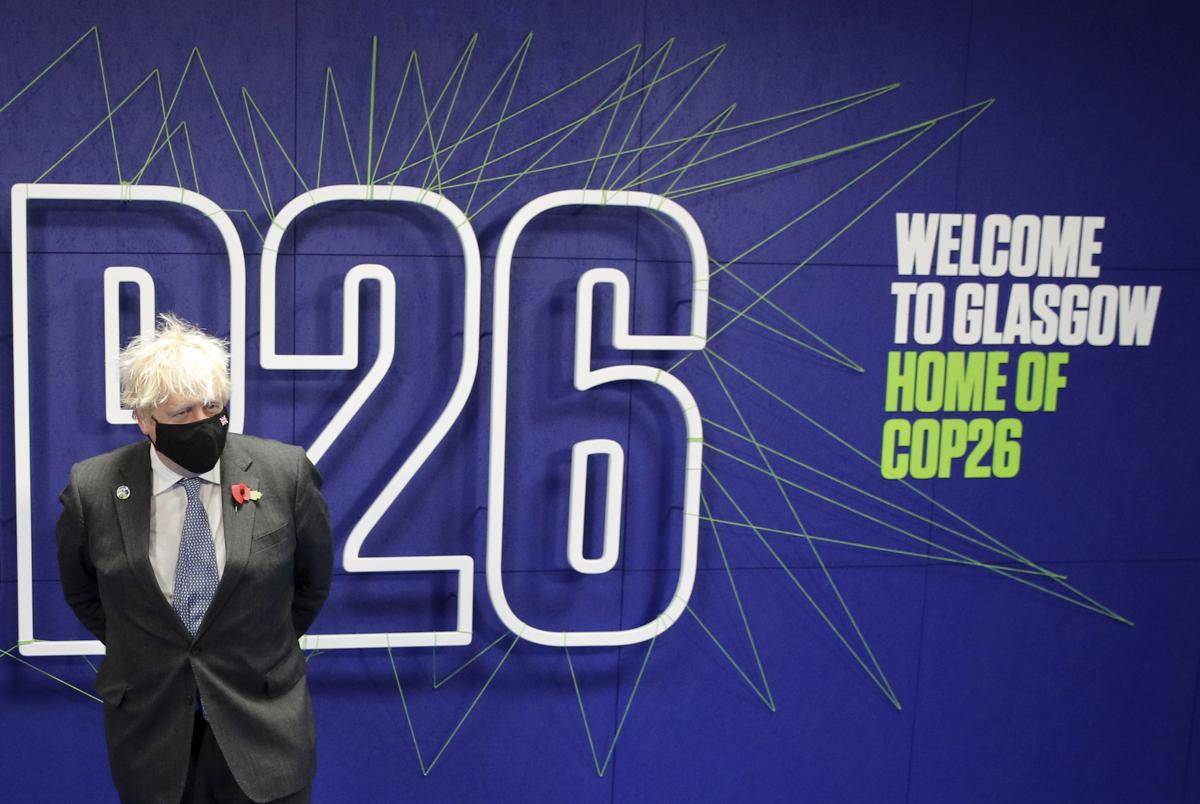  Glasgow Cop 26Boris Johnson