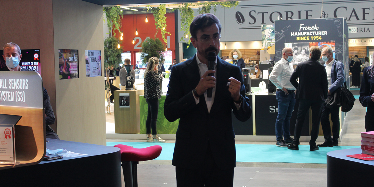 Bracesco, Direttore Generale del Gruppo Cimbali. Conferenza stampa Cimbali, HOST 2021 Bracesco, Direttore Generale del Gruppo Cimbali. Conferenza stampa Cimbali, HOST 2021