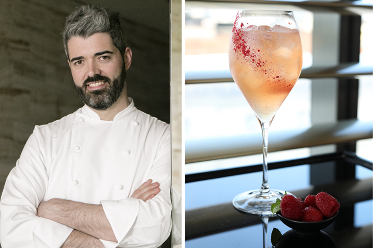 chef mascheroni cocktail rose armani bamboo bar milano