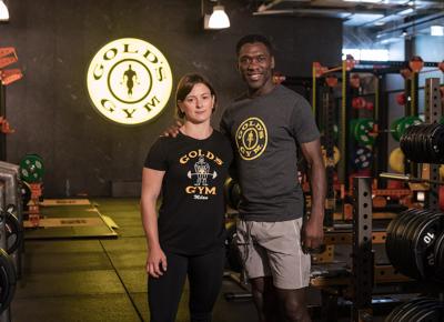 Clarence Seedorf Giorgia Bordignon Gold's Gym Milano