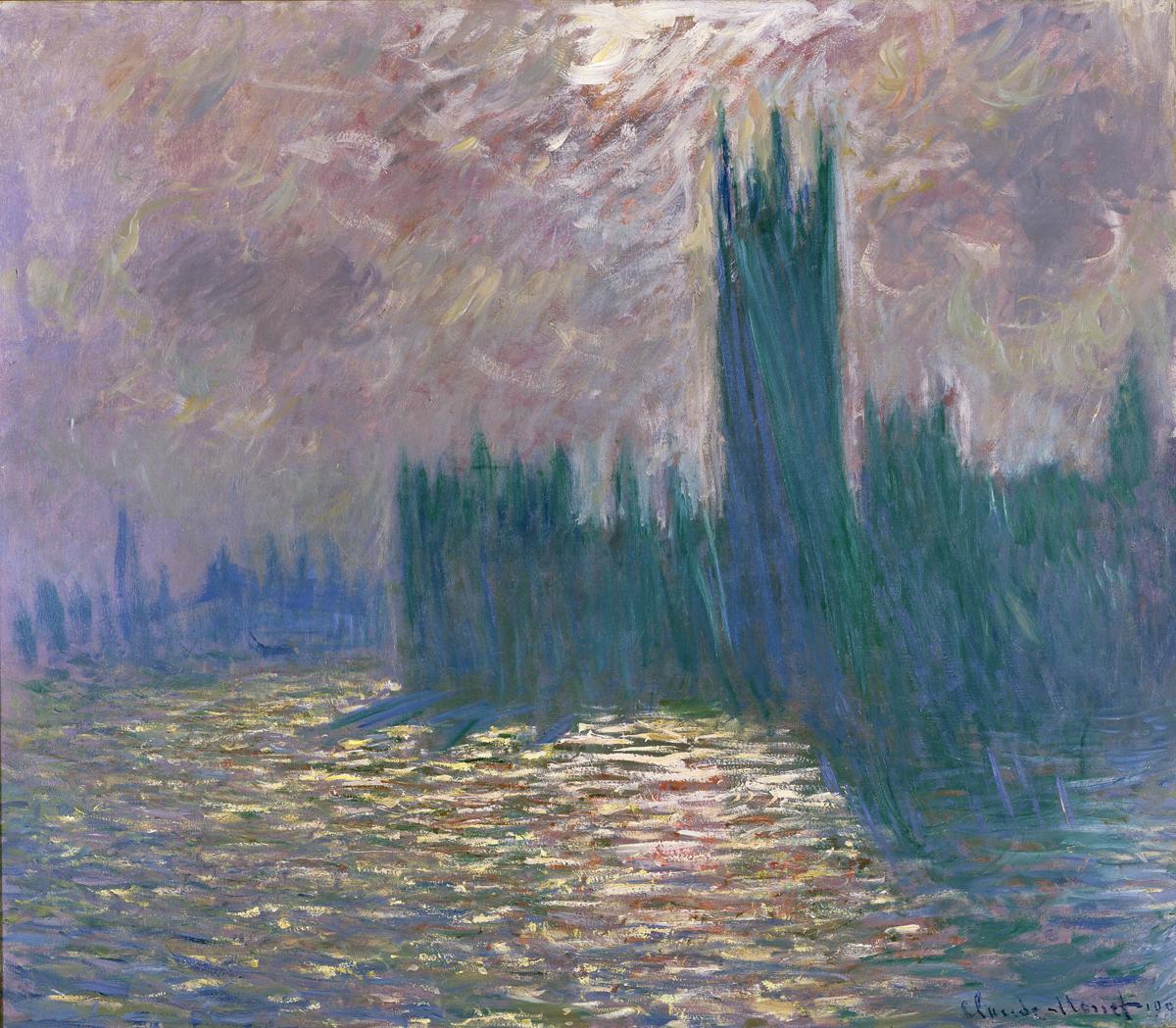 Claude Monet London and the Houses of Parliament, 1905