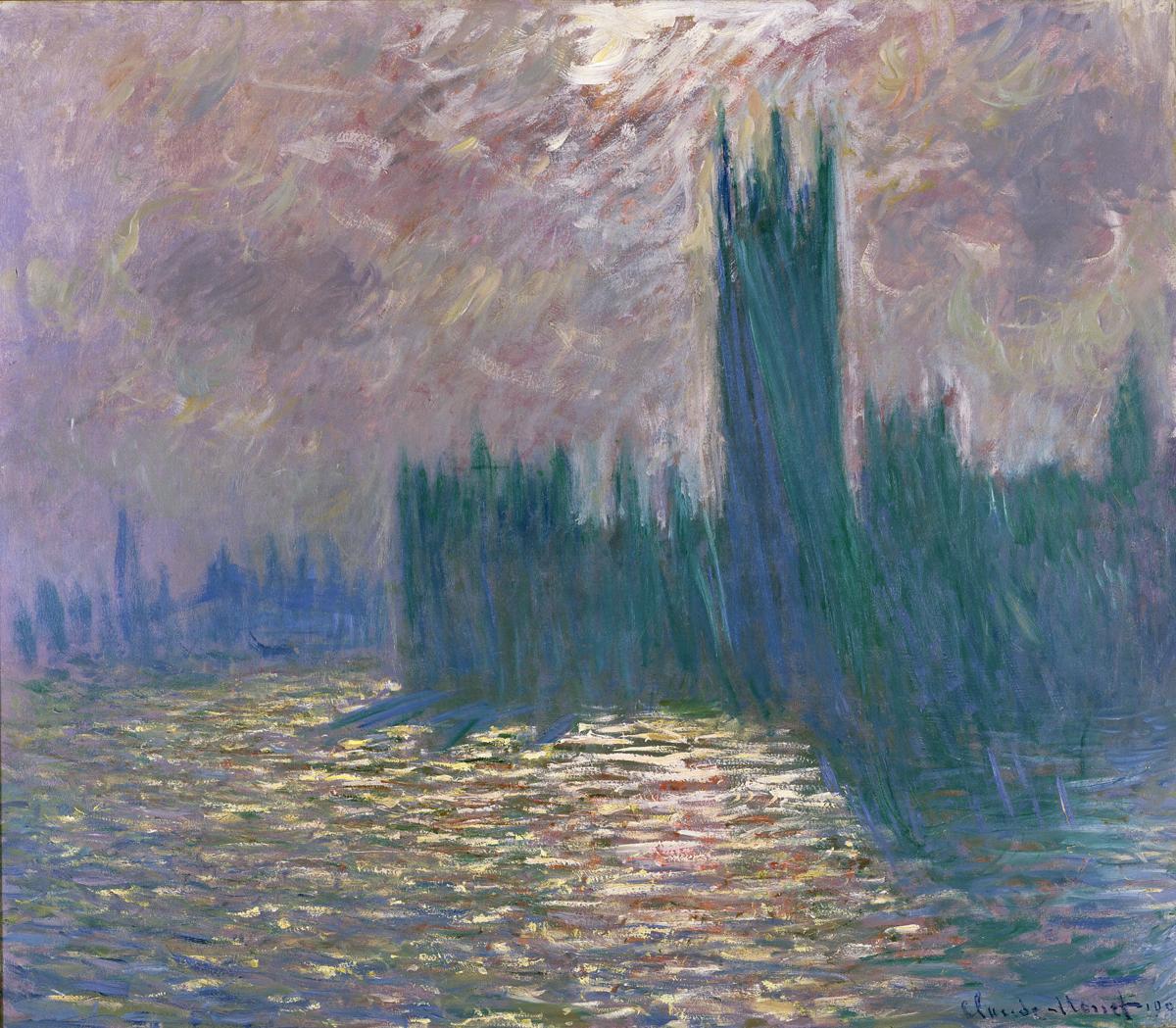 Claude Monet Londra e il Parlamento, 1905 Claude Monet Londra e il Parlamento, 1905
