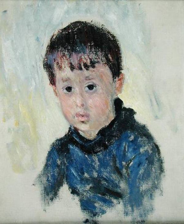 Claude Monet   ritratto del figlio  Michel ,  1883