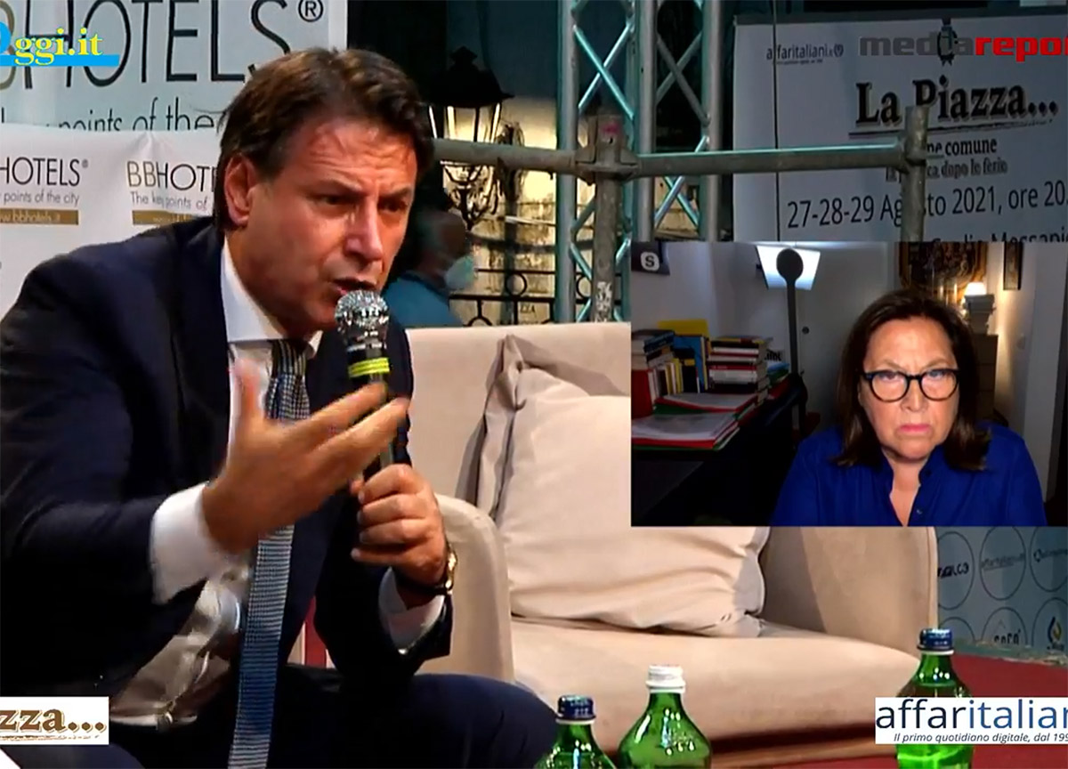 Lucia Annunziata Giuseppe Conte Lucia Annunziata Giuseppe Conte