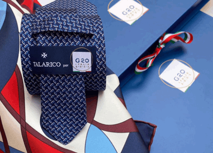 Le foto delle cravatte by Talarico per il G20