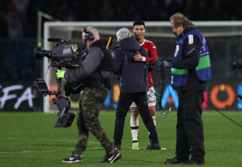Cristiano Ronaldo - Gasperini (foto Ipa) Cristiano Ronaldo - Gasperini (foto Ipa)