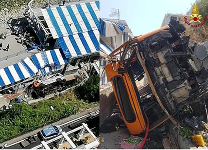 Capri, autobus precipita con 11 persone a bordo: 1 morto, oltre 10 feriti