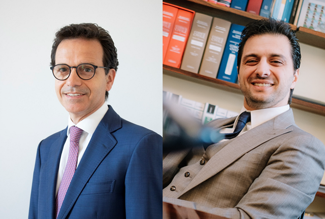 Da sinistra: Carsten Steinhauer di Dentons e Michele Briamonte di Grande Stevens Da sinistra: Carsten Steinhauer di Dentons e Michele Briamonte di Grande Stevens