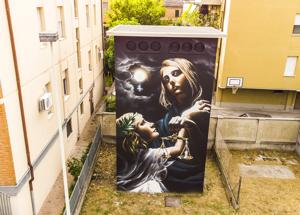 E-Distribuzione, il Paradiso Dantesco prende forma sulle cabine elettriche