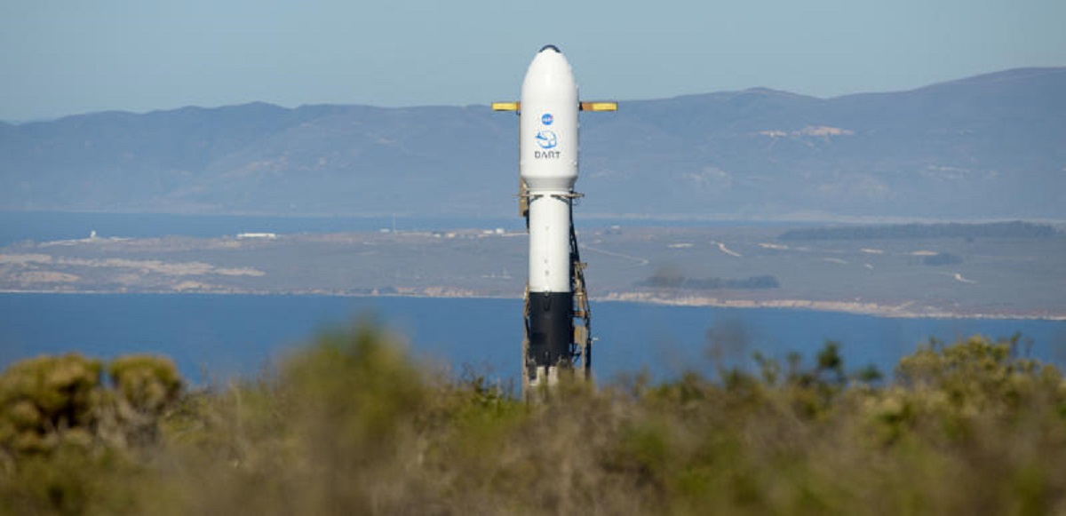 Base spaziale di Vandenberg in California, lancio di Dart Base spaziale di Vandenberg in California, lancio di Dart