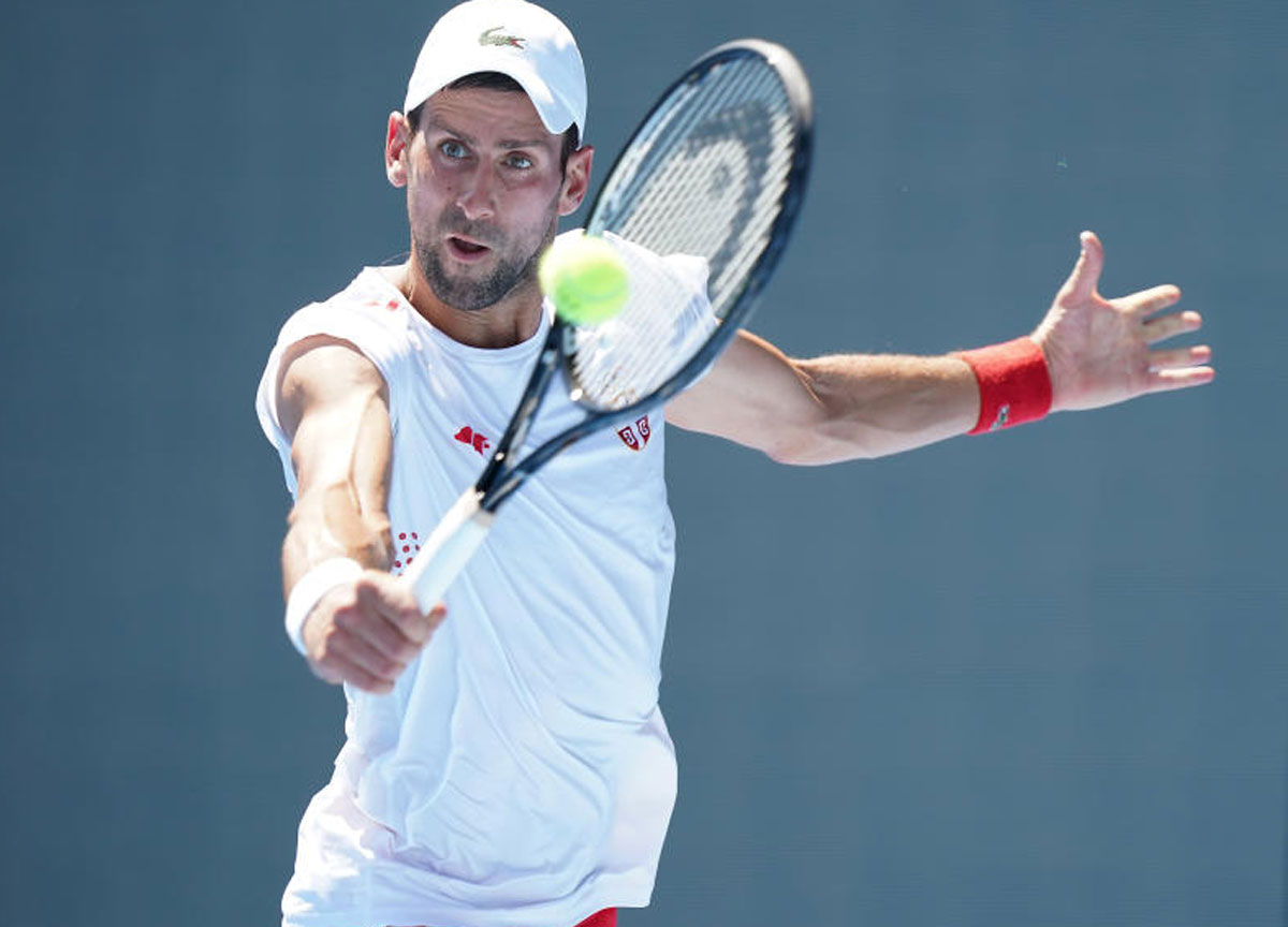 Novak Djokovic, numero uno del tennis maschile, serbo classe 1987 Novak Djokovic, numero uno del tennis maschile, serbo classe 1987
